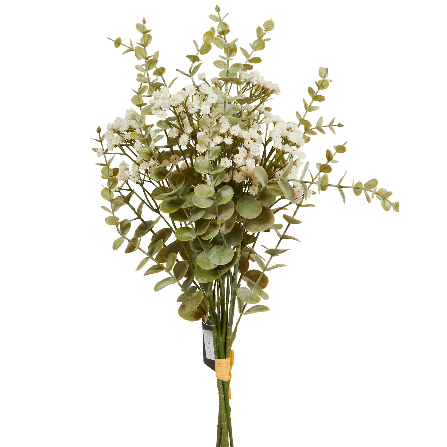 Eucalyptus and Gyp Bouquet - Green and White Image 1