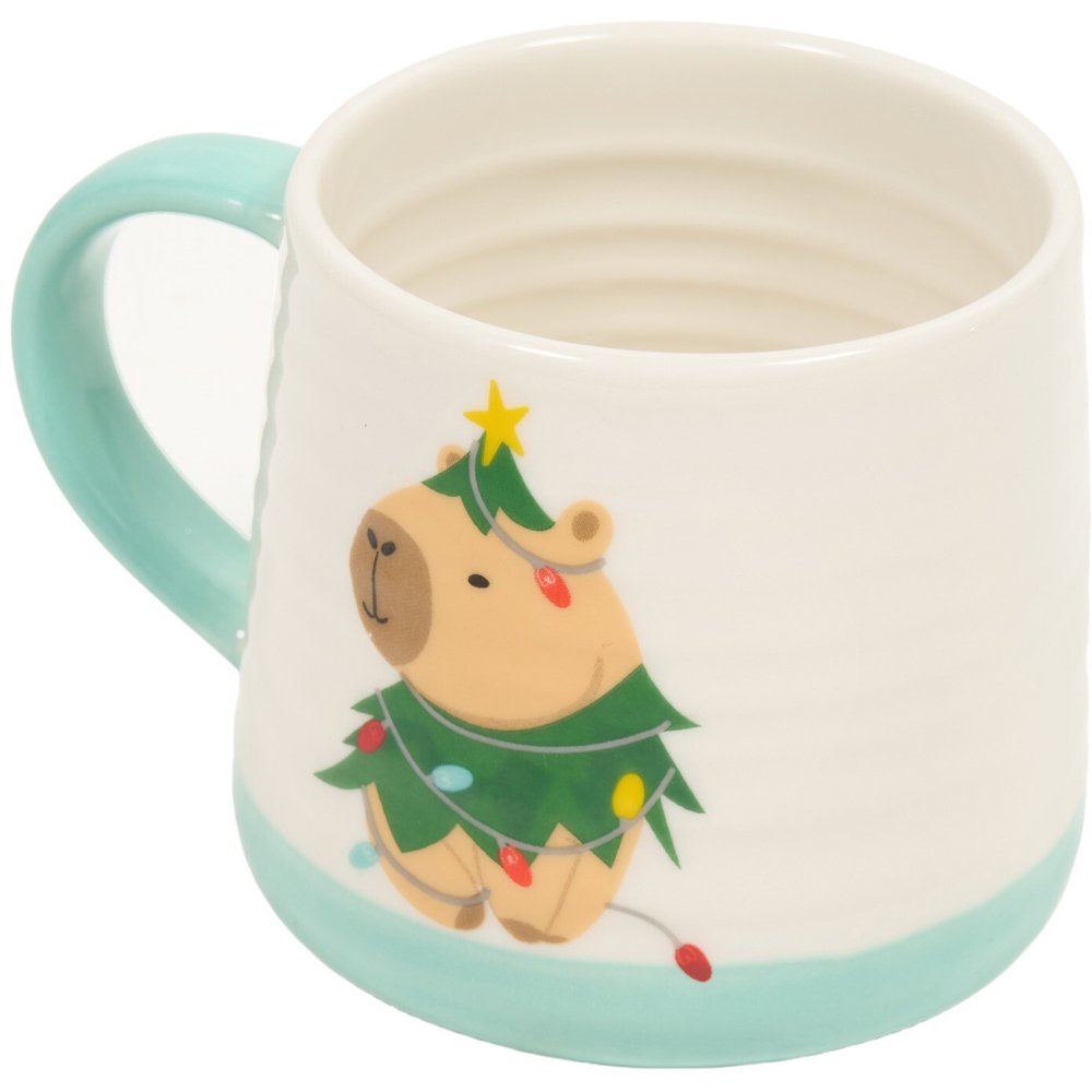 Capybara Ribbed Mug Image 7