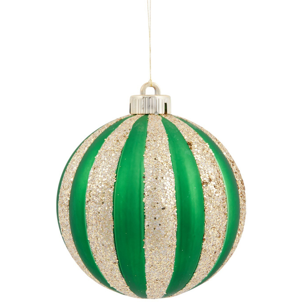 Pack of 33 Sleigh Bells Ring Baubles Red Image 3