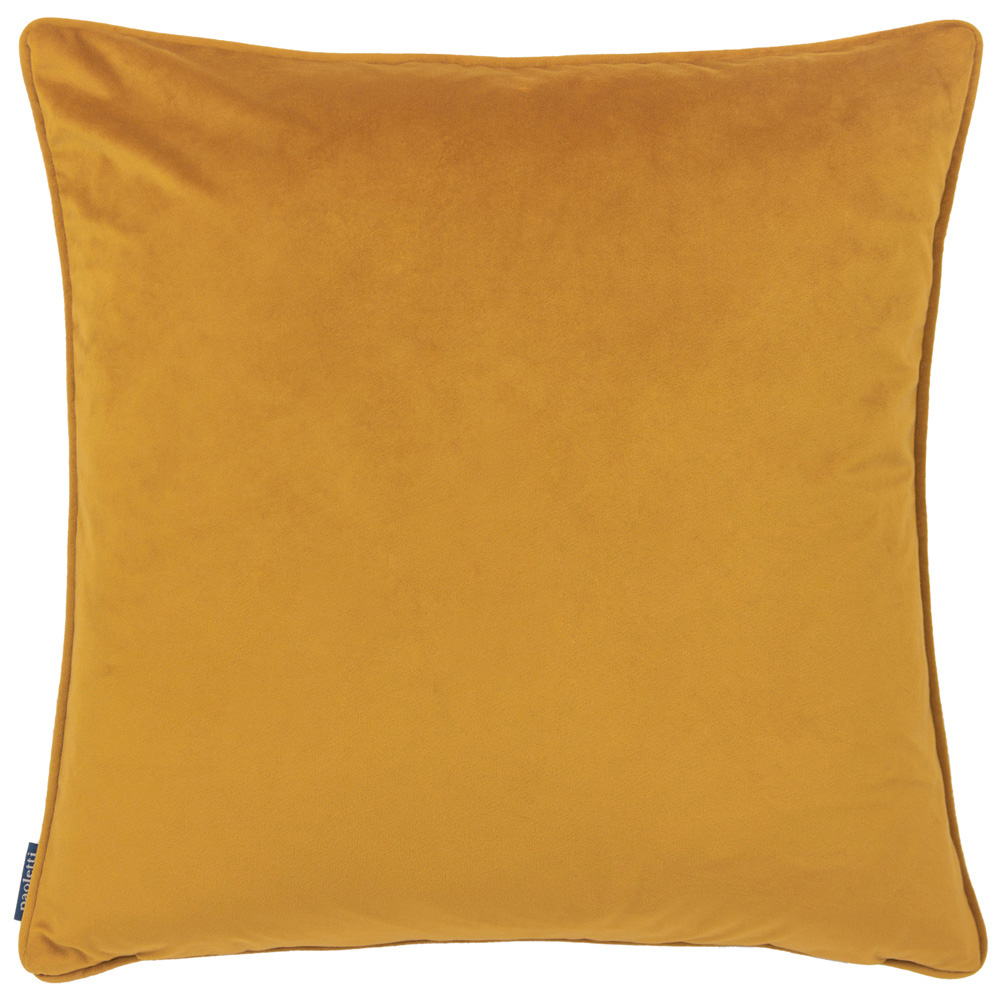 Paoletti Harewood Stag Velvet Piped Cushion Image 3