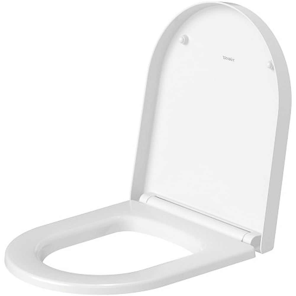 Duravit ME by Starck White Toilet Seat and Cover 374 x 458mm Image 1
