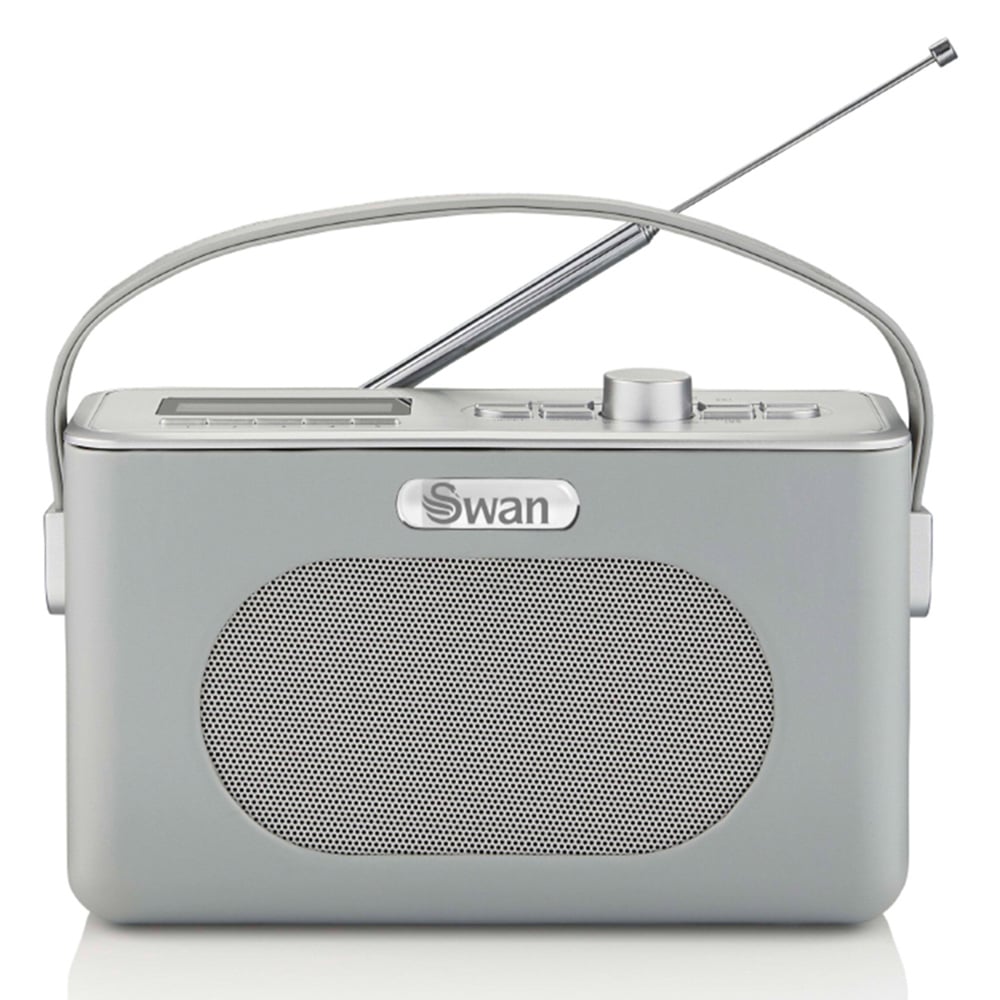 Swan Retro Grey DAB Bluetooth Radio Image 3