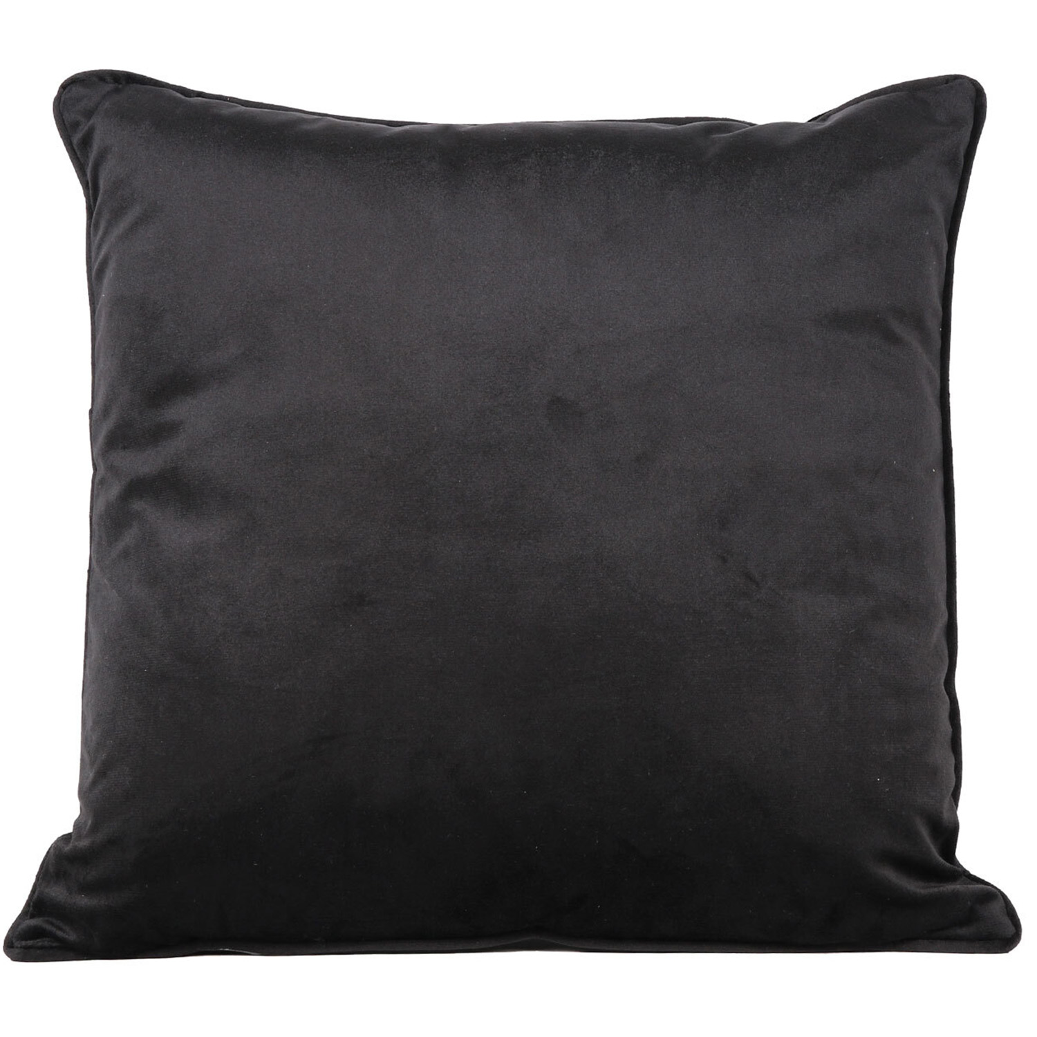 Divante Black Vermont Velvet Cushion 45 x 45cm Image