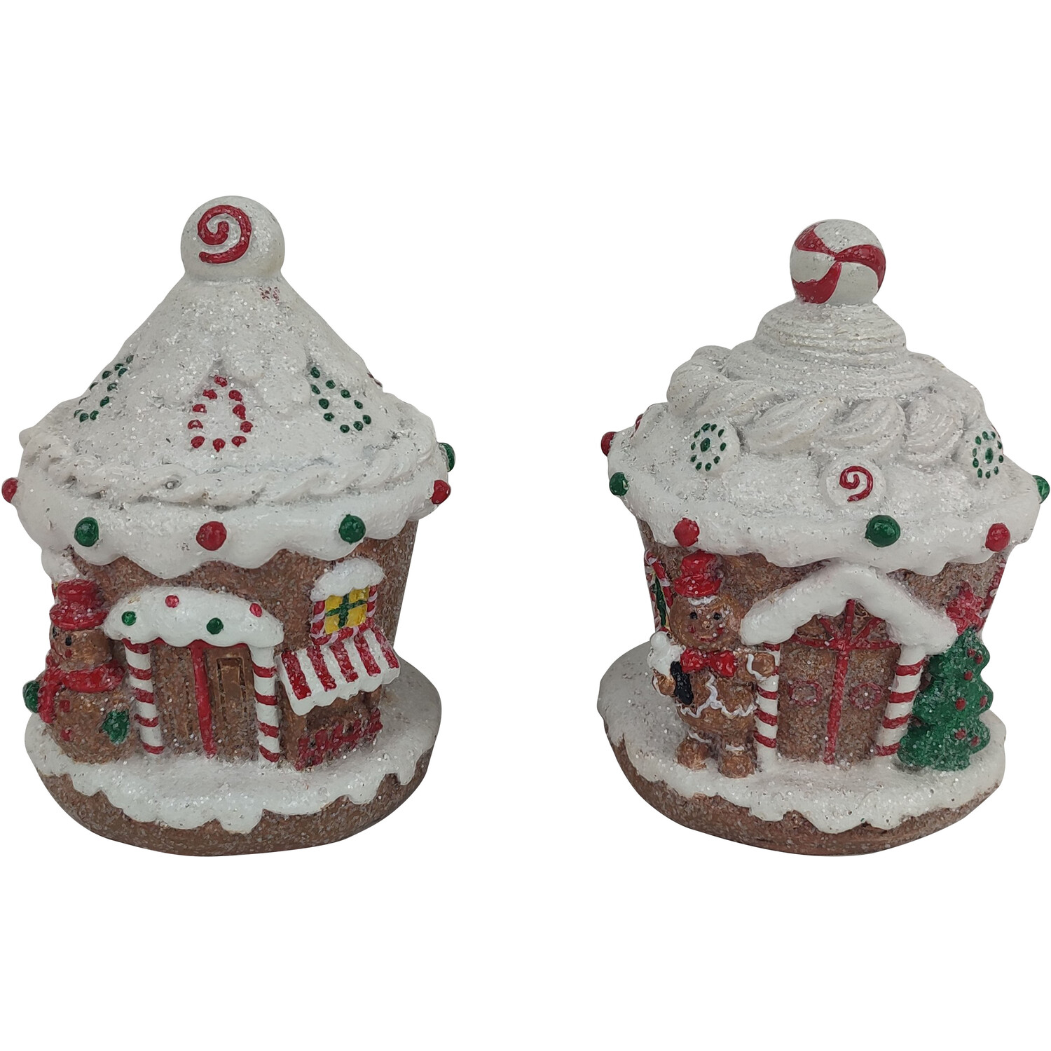 Candy Cane Lane Novelty Gingerbread House Image