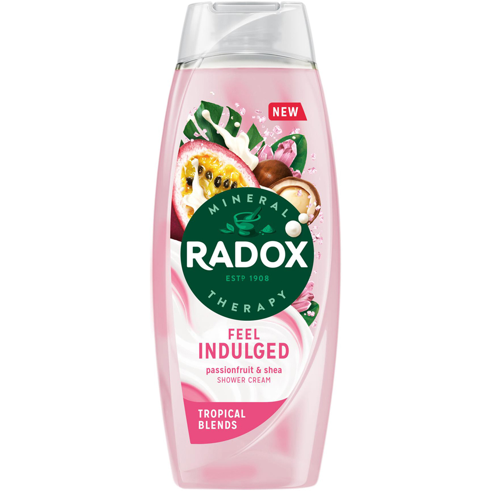 Radox Mineral Therapy Feel Indulged Passion Fruit and Shea Shower Gel 450ml 12 Pack Image 2