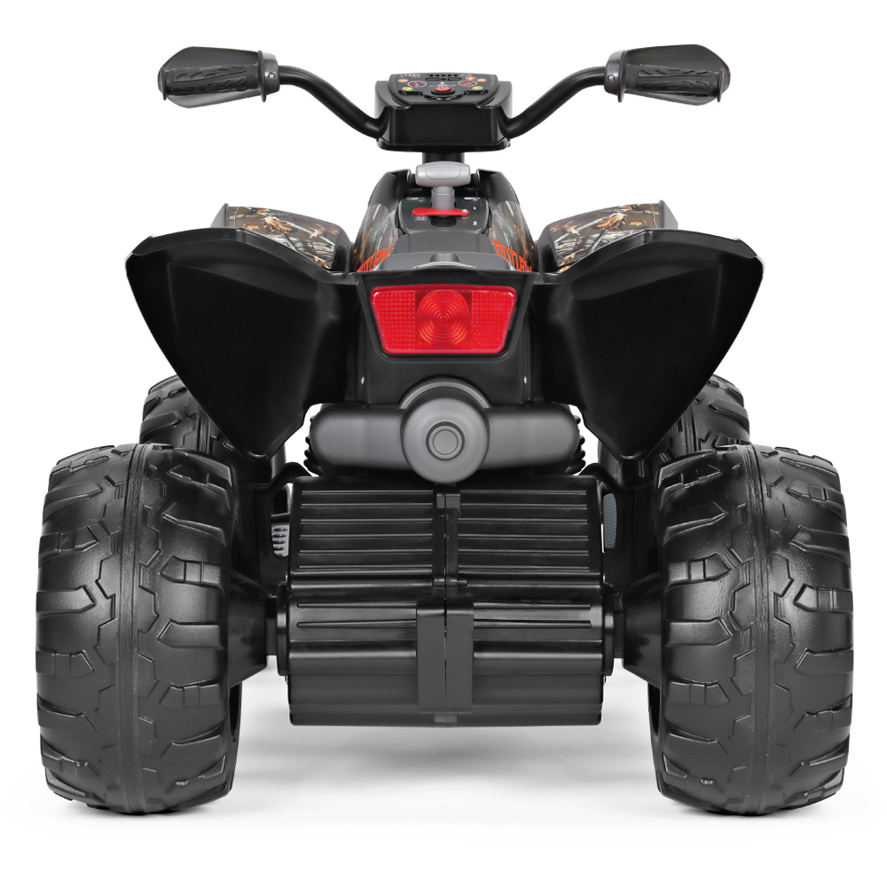 PEG Polaris Outlaw Kids Electric Ride-On Quad Bike with Lights and Sounds Camo 12V Image 4