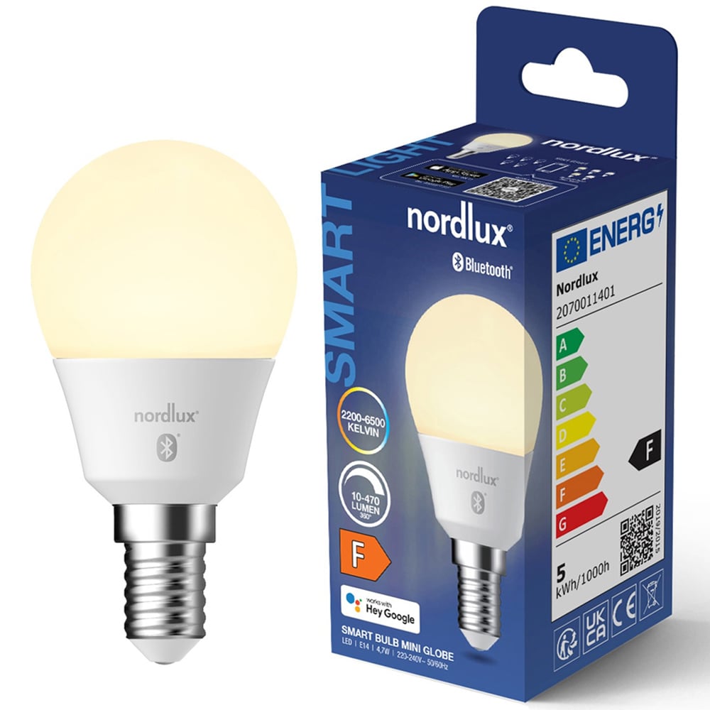 Nordlux Smart G45 E14 470 Lumen White Light Bulb Image 3