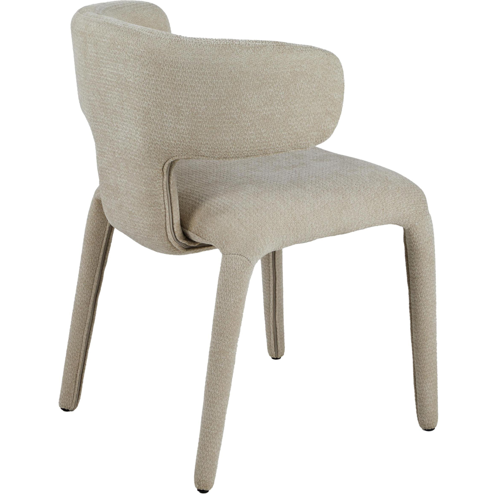 Portland Savoy Beige Statement Dining Chair Image 3