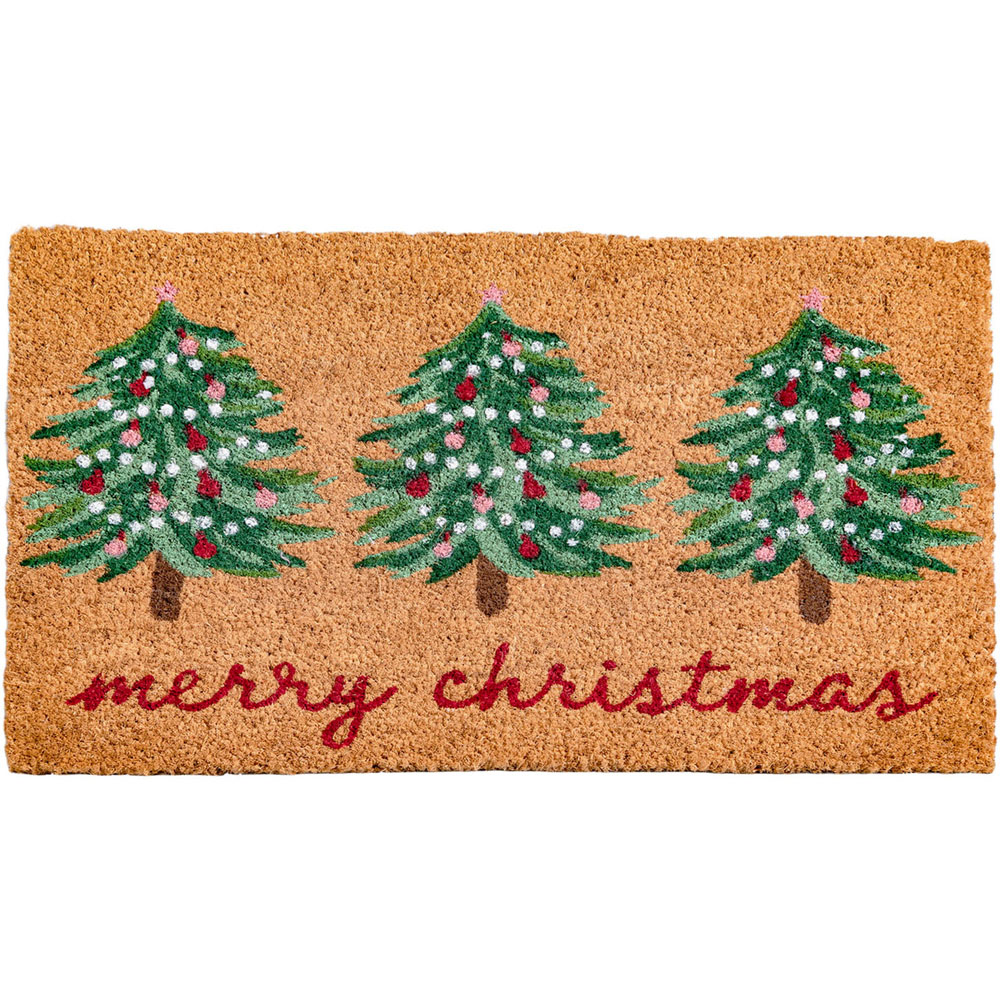 Christmas Print Coir Doormat Image 5