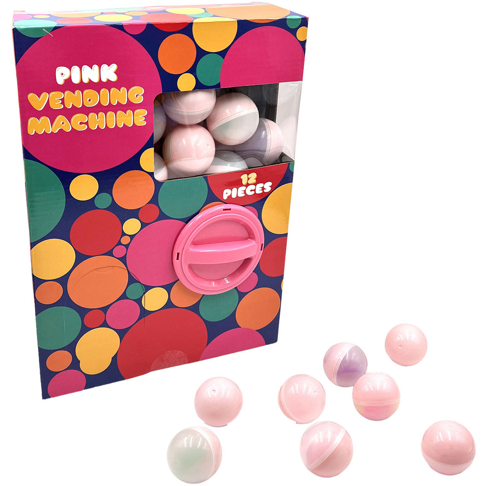 12 Piece Vending Machine Pink Image 1