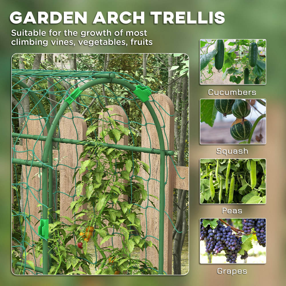 Outsunny 6 x 5.9ft Garden Trellis Image 8