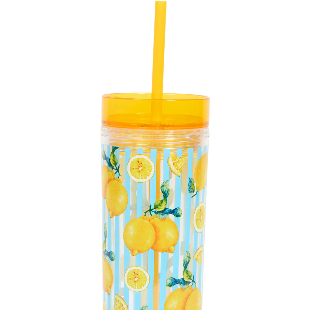 La Bella Vita Printed Cup with Straw Image 5