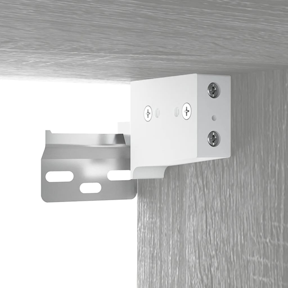 vidaXL 2 Door Grey Sonoma Oak Wall Cabinet Image 6