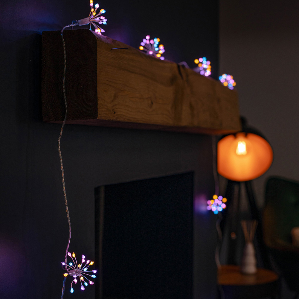 Samuel Alexander Ultra Brights 200 Rainbow Starburst LED Christmas Light Image 3