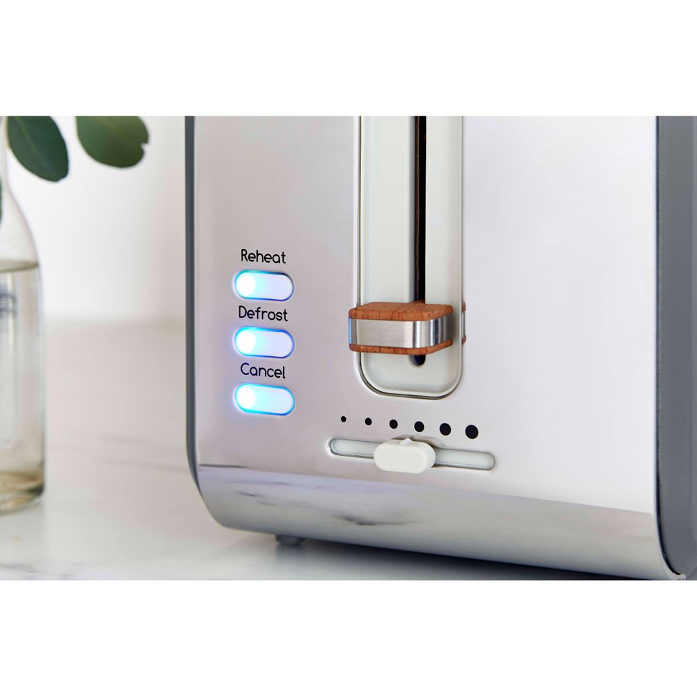 Swan Nordic EEJB149 Grey 2 Slice Toaster and 1.7L Kettle Bundle Image 4