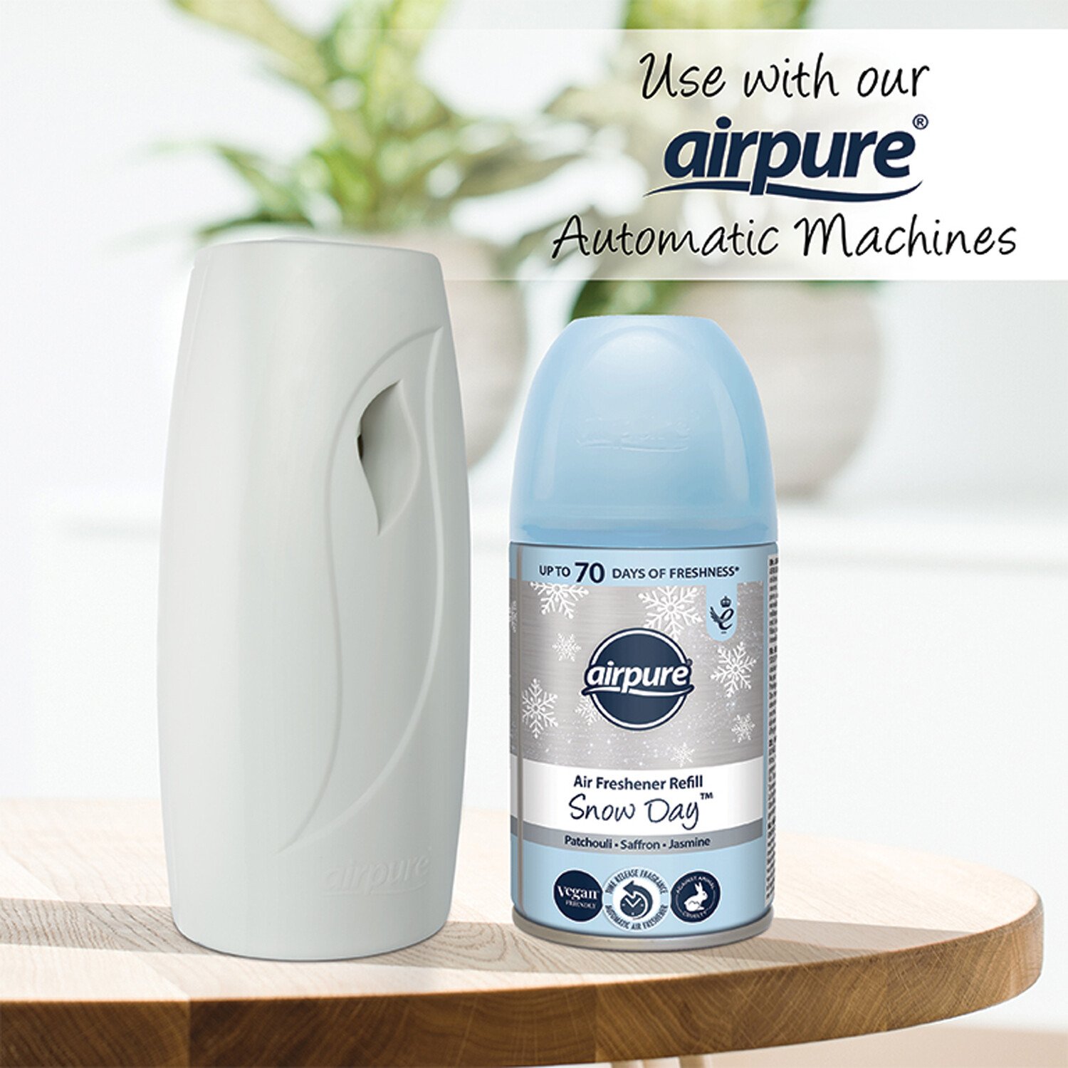 Airpure Air Freshener Auto Spray Refill Snow Day Image 4