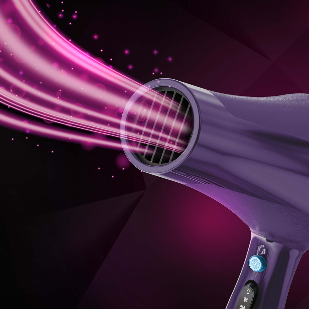 Wahl Ionic Style Purple Tourmaline Hair Dryer 2200W Image 5