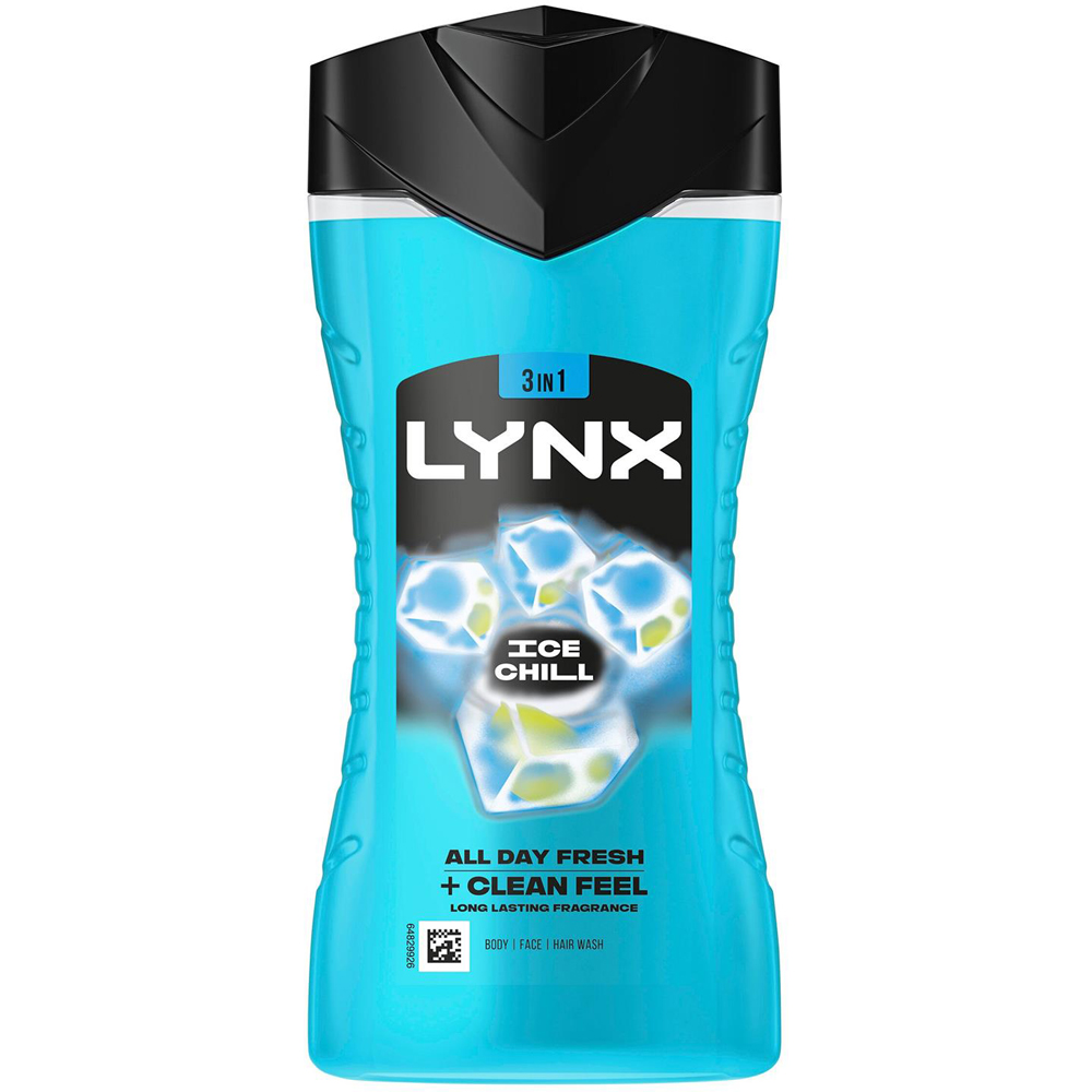 Lynx Ice Chill 12H Refreshing Fragrance Men's Shower Gel 225ml 30 Pack Image 7
