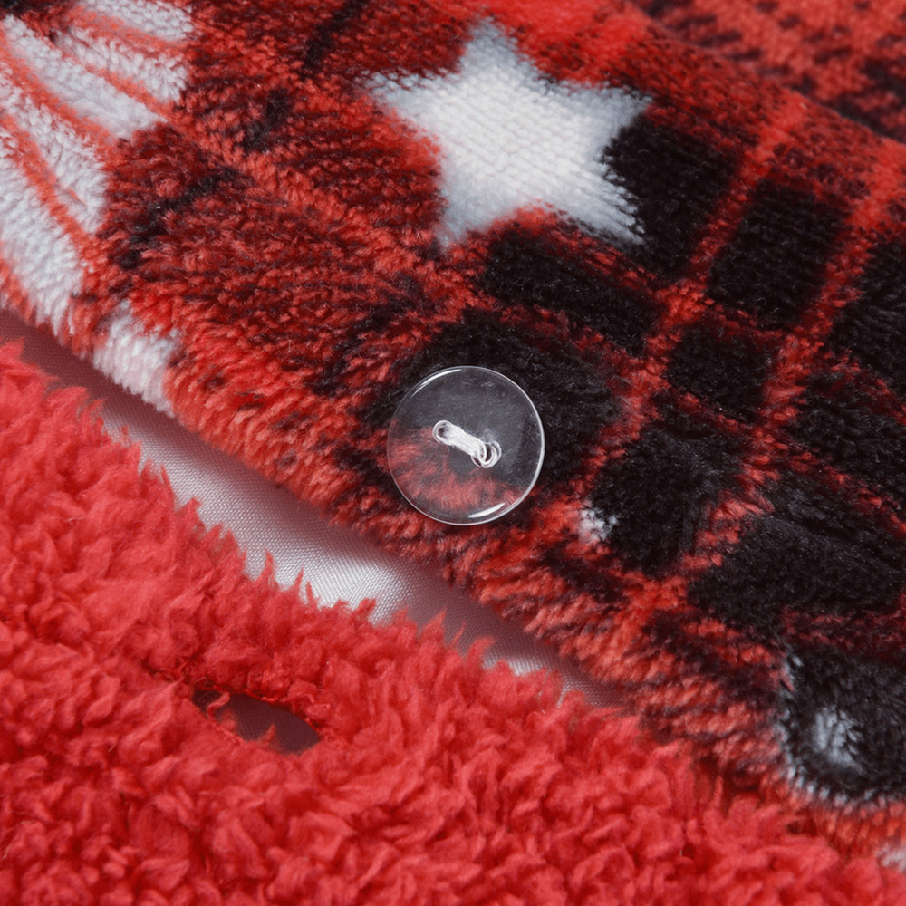 Velosso Super King Gonks Check Flannel Duvet Set Image 3