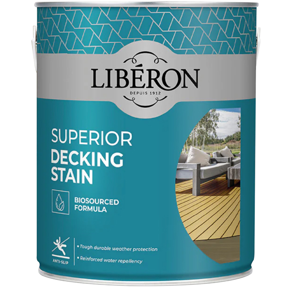 Liberon Superior Gun Metal Decking Stain 5L Image 2