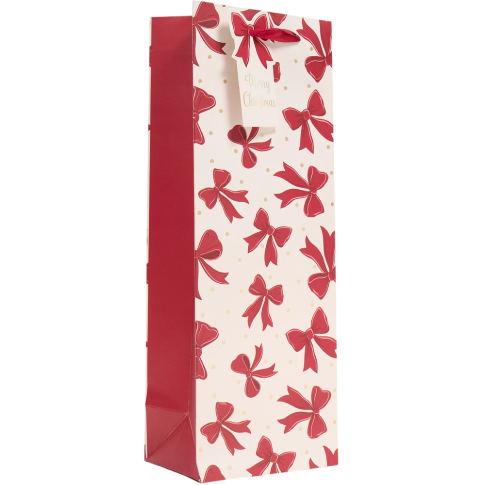 Christmas Bow Bottle Bag Image 3