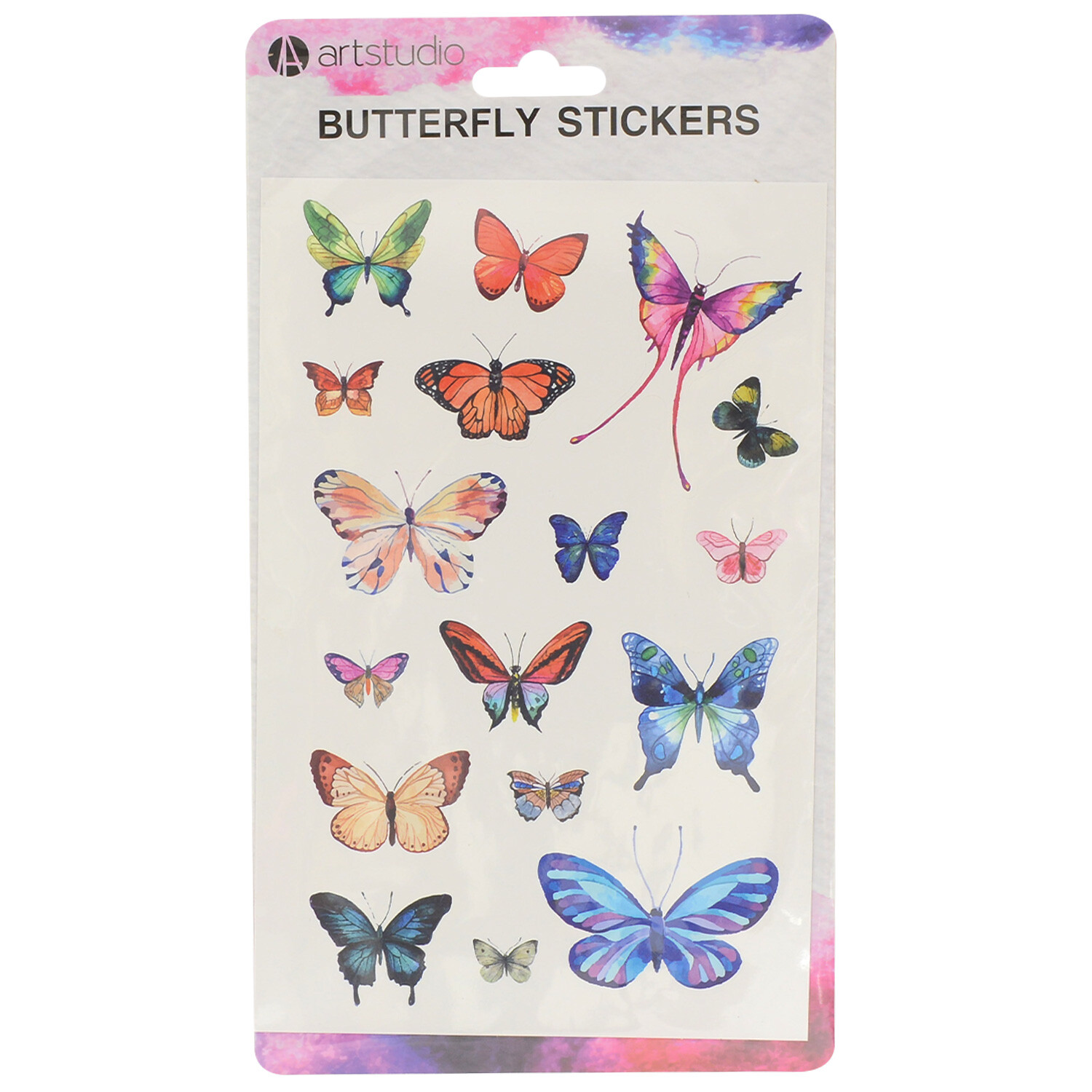 Art Studio Butterfly Sticker Sheet Image 2