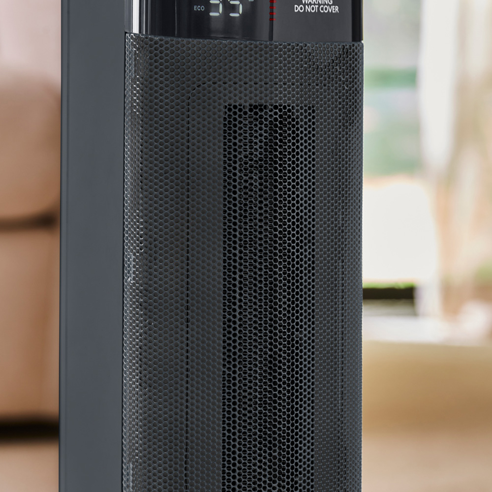Morphy Richards Grey Ceramic Tower Fan Heater 2000W Image 8