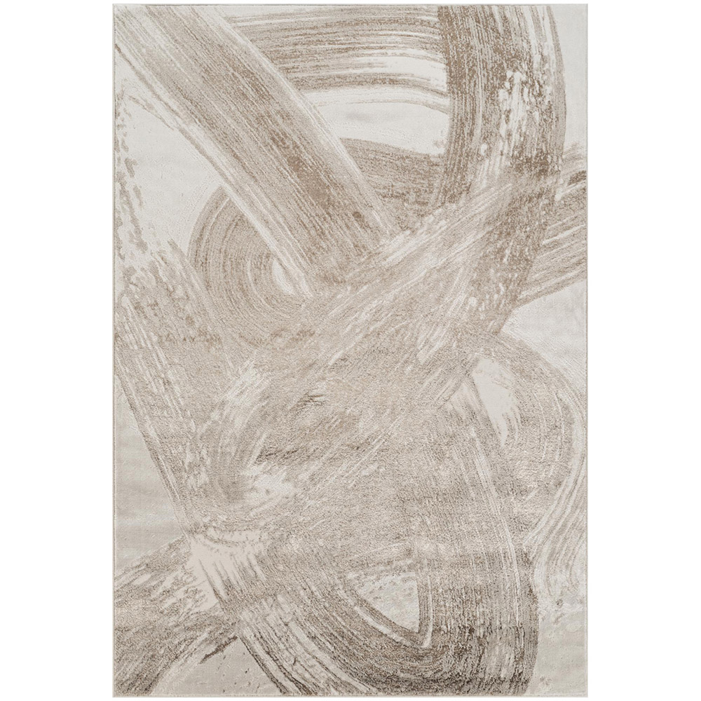 Desire Rugs Elysium Modern Abstract Metallic Sheen Expression Pearl Rug 120 x 170cm Image 1