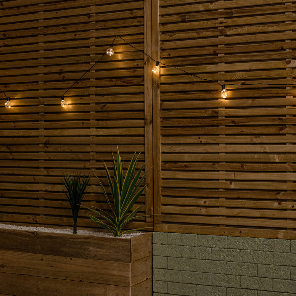 Samuel Alexander Warm White LED Connectable Firefly Festoon Lights 20 Pack Image 6