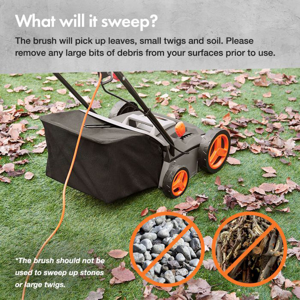 VonHaus 27370RG Artificial Grass Brush 1500W Image 8