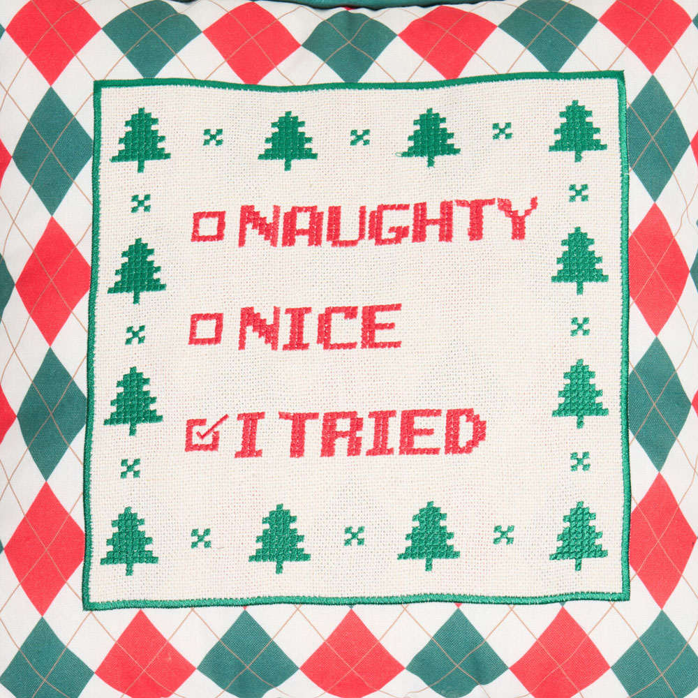 Christmas Slogan Cushion Image 5