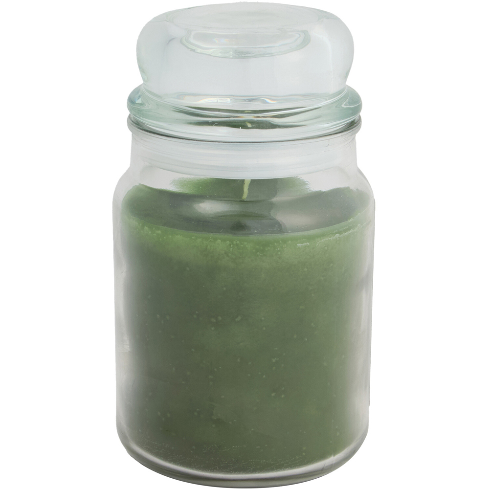 Scented Large Mason Jar Candle Cypress Fir and Cedarwood Image 2