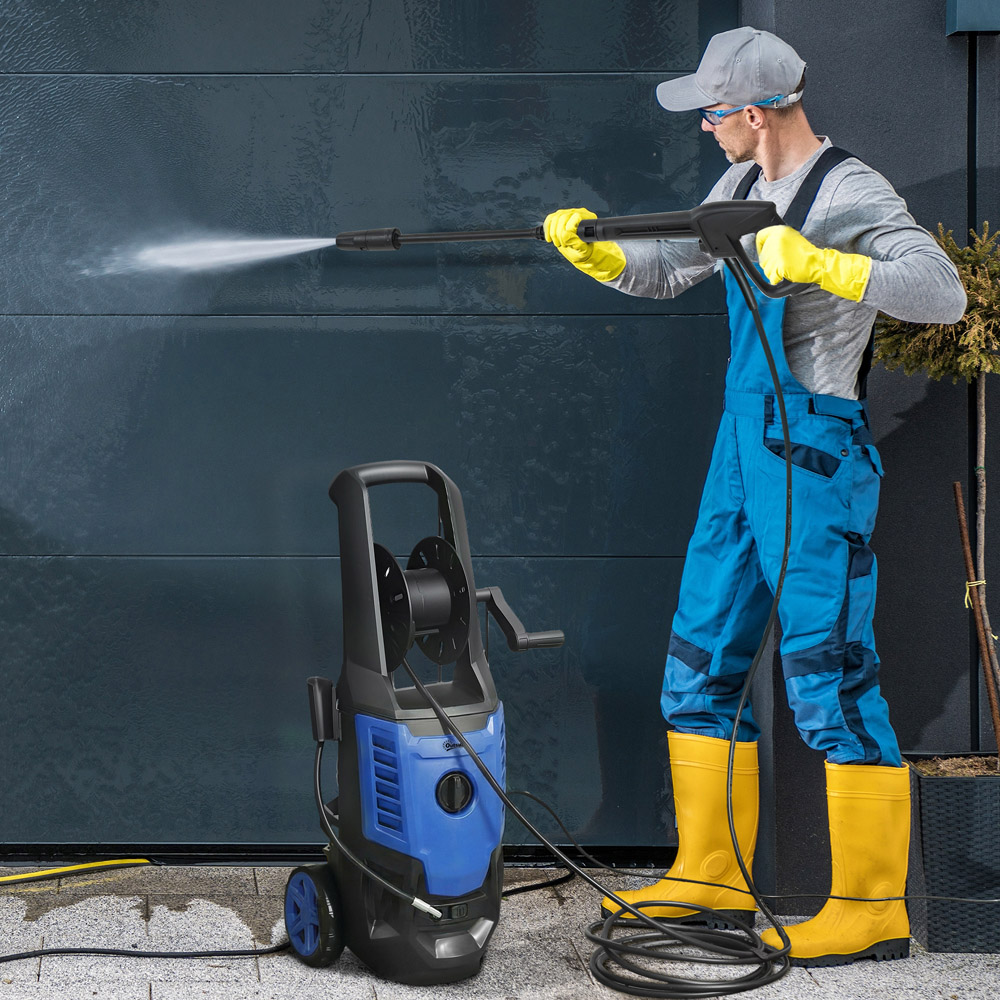 Outsunny 84H-374V70BU 2200W Power Washer with Adjustable Nozzle 170 Bar Image 2