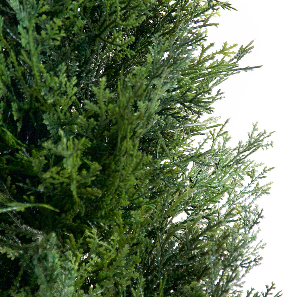 5ft Potted Cedar Topiary Tree Image 2