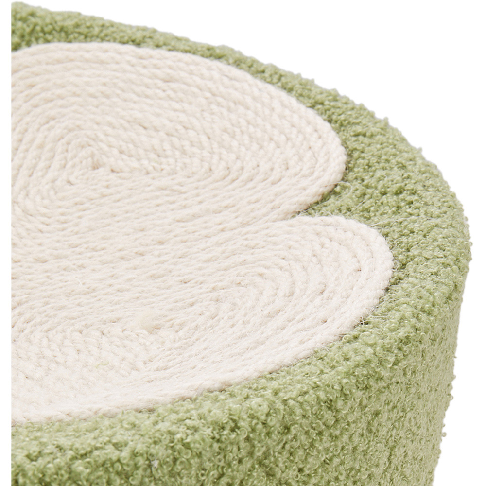 H&O Direct Lounger Design Curved Sisal Cat Scratching Pad Image 4
