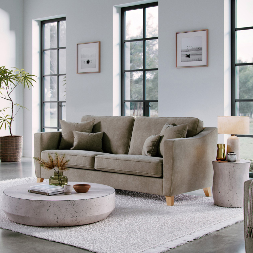 Marlon 2 Seater Large City Fossil Sofa Image 6