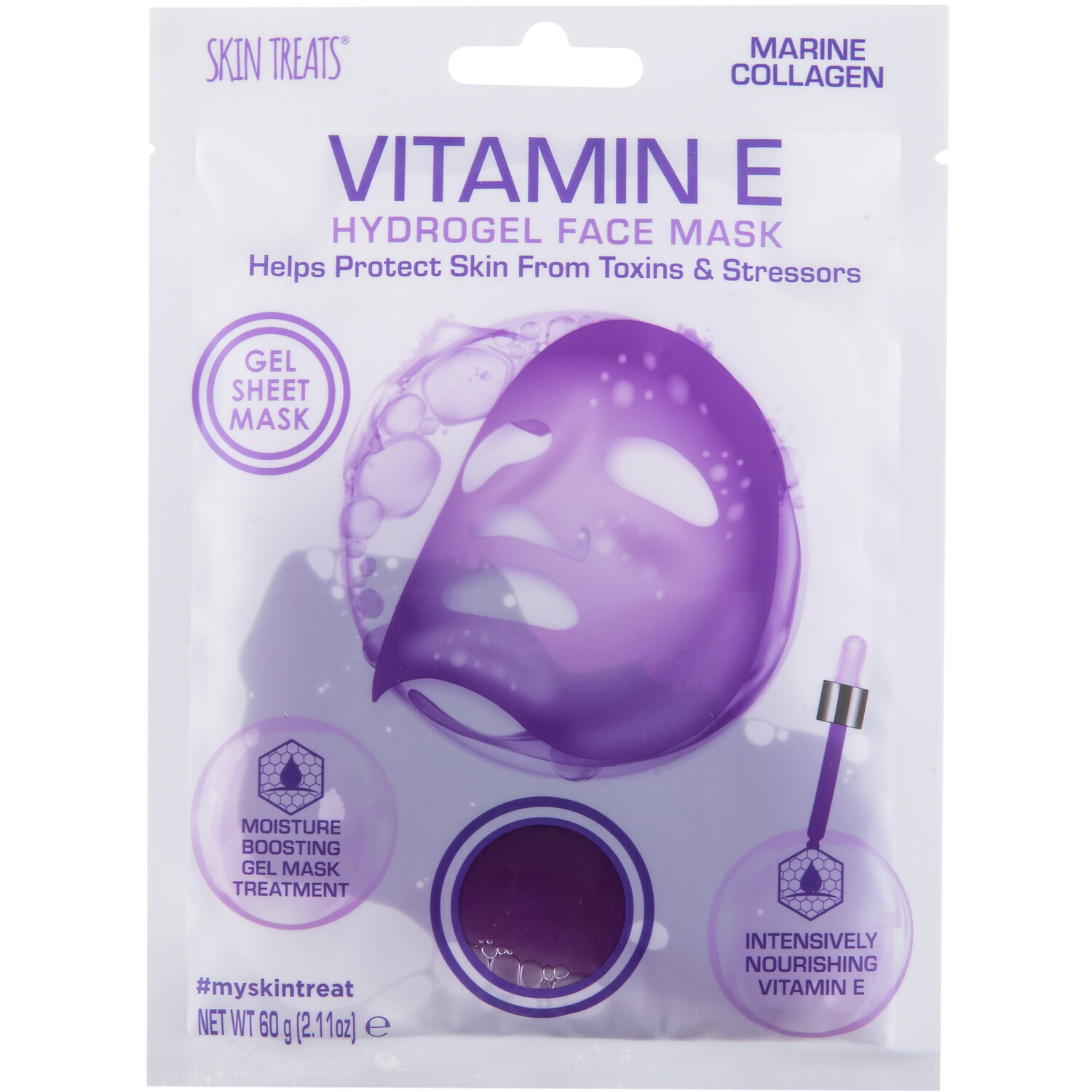 Vitamin E Hydrogel Face Mask - Purple Image