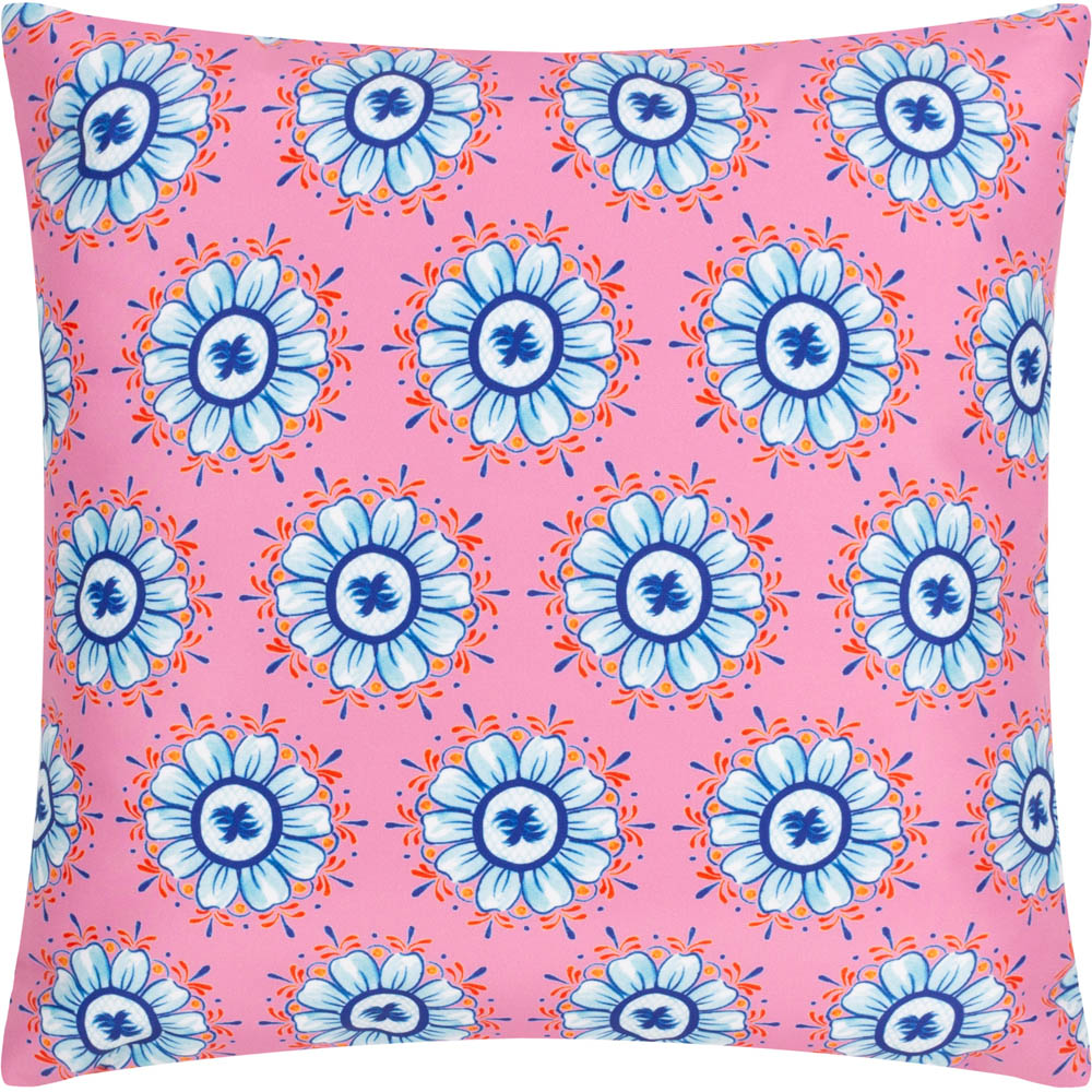furn. Melhoun Multicolour Abstract Outdoor Reversible Cushion Image 3
