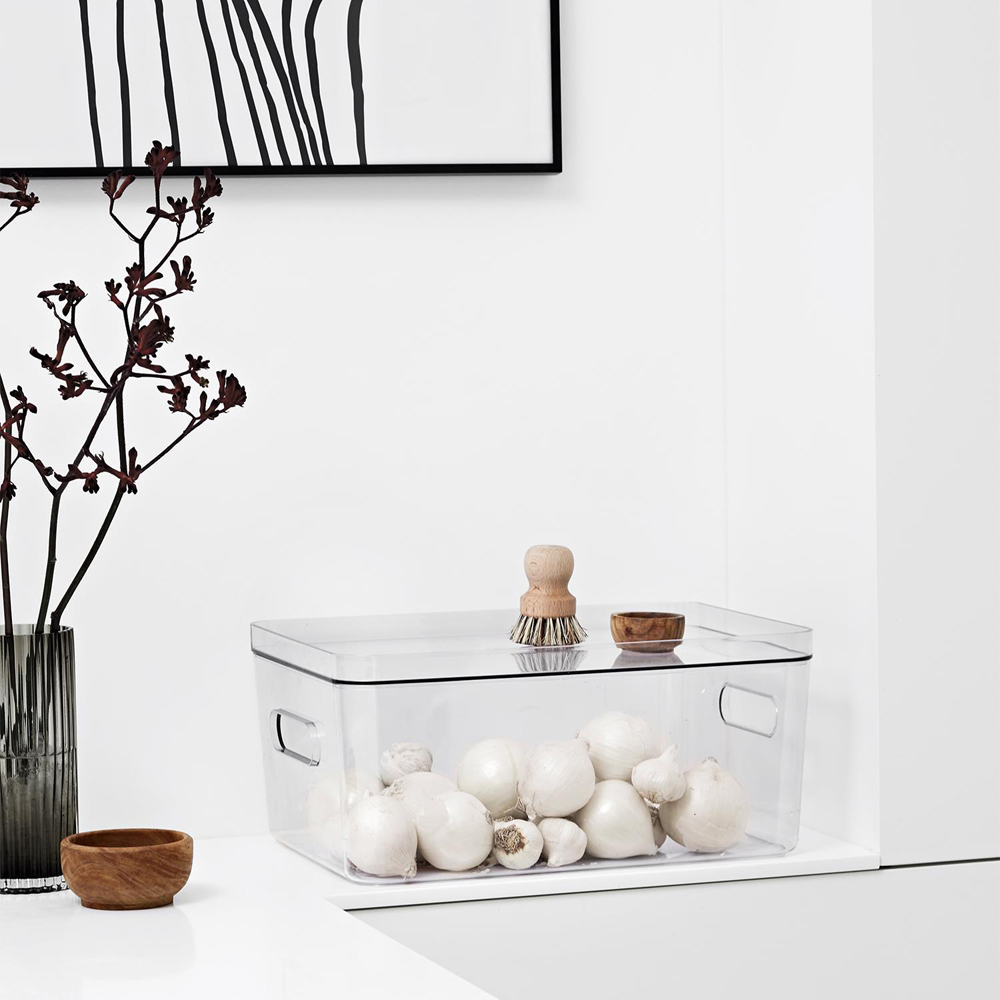 SmartStore Compact Clear Large Storage Box 15.4L 3 Pack Image 6