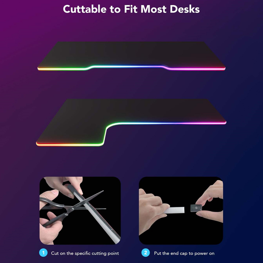 Govee RGBIC LED Smart Gaming Table Neon Rope Light 3m Image 5