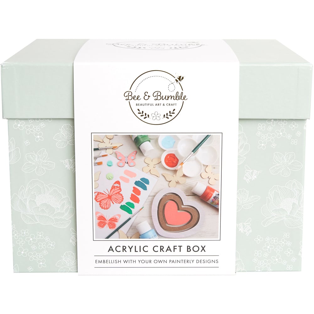 Bee & Bumble Multicoloured Acrylic Craft Box Craft Kit Image 1