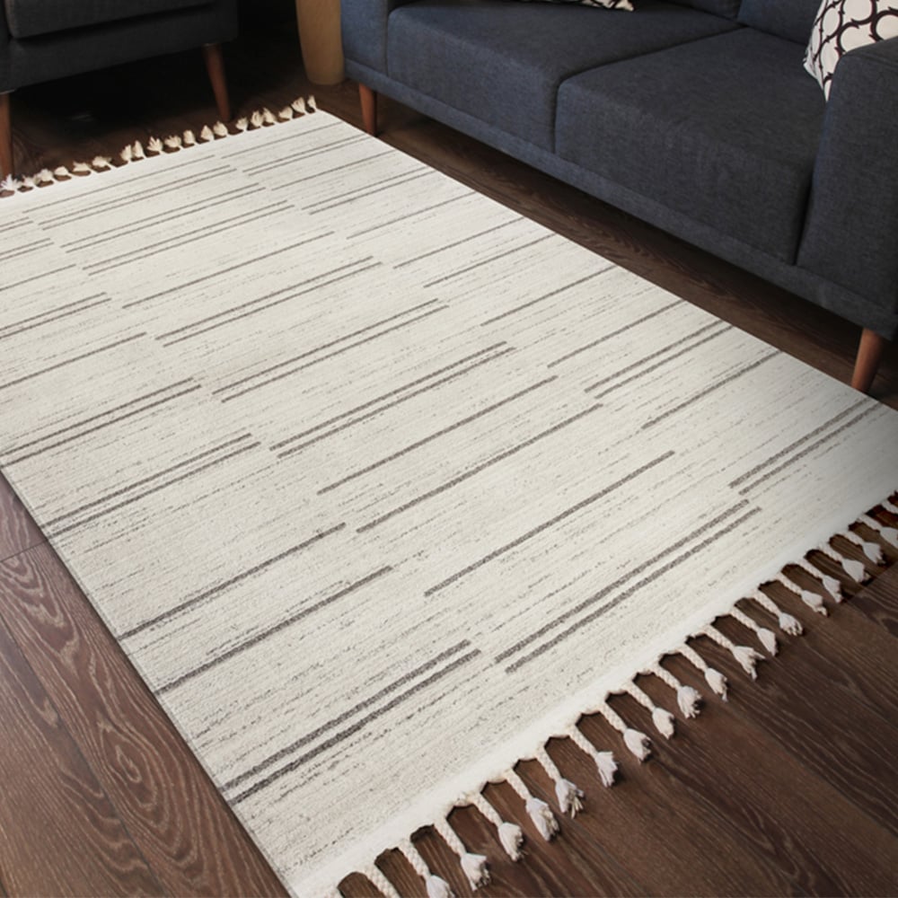 Esselle Home Arctic Vista Natural and Grey Rug 160 x 230cm Image 6