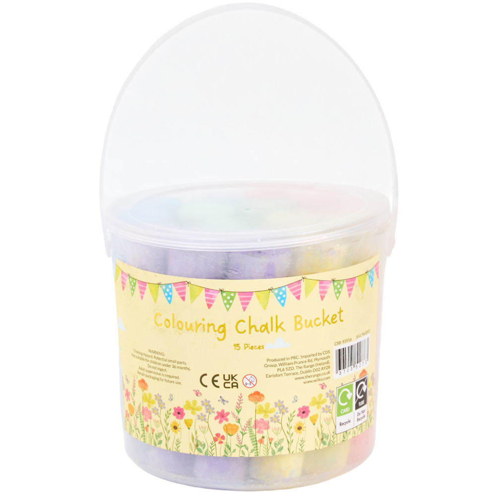 Easter Jumbo Colouring Chalk 15 Pack Image 1