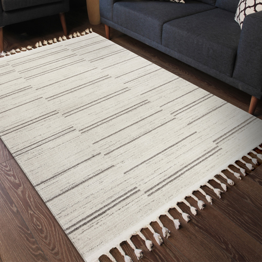 Esselle Home Arctic Vista Natural and Grey Rug 120 x 170cm Image 6