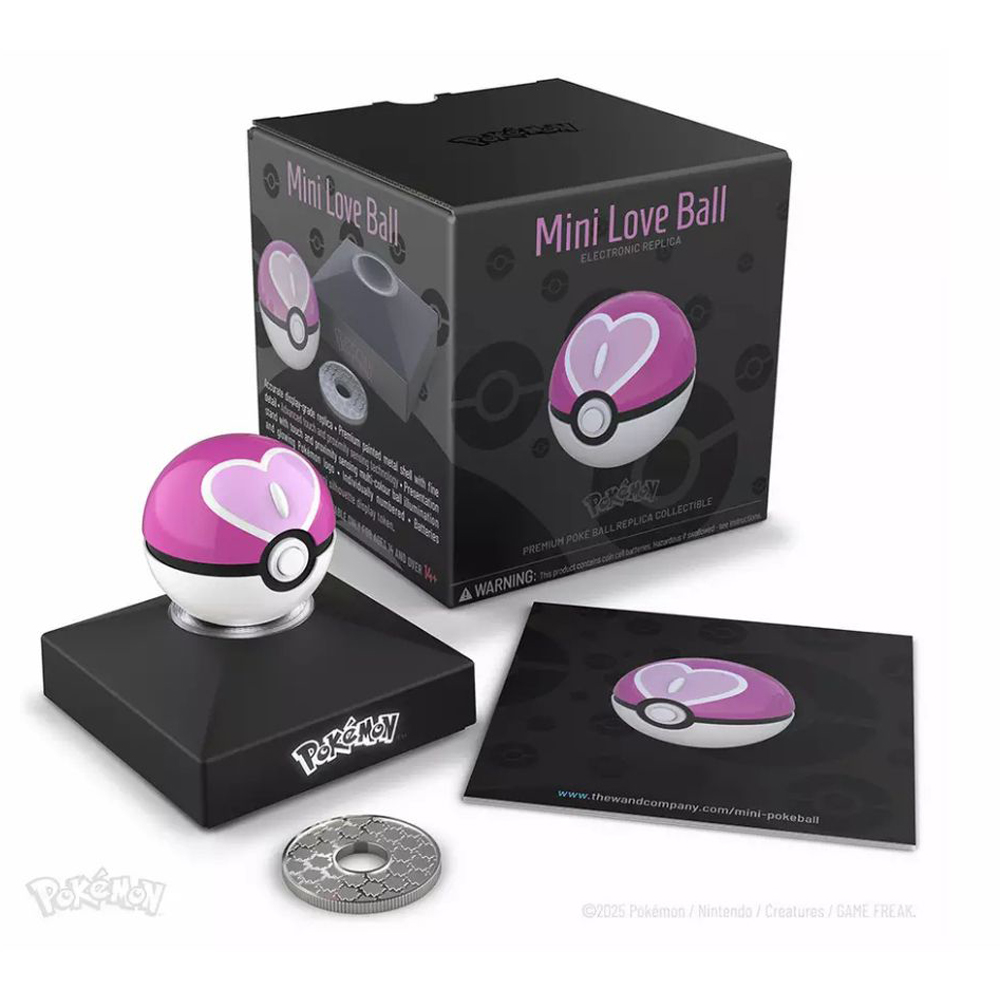 The Wand Company Pokemon Die-Cast Mini Love Ball Replica Image 4