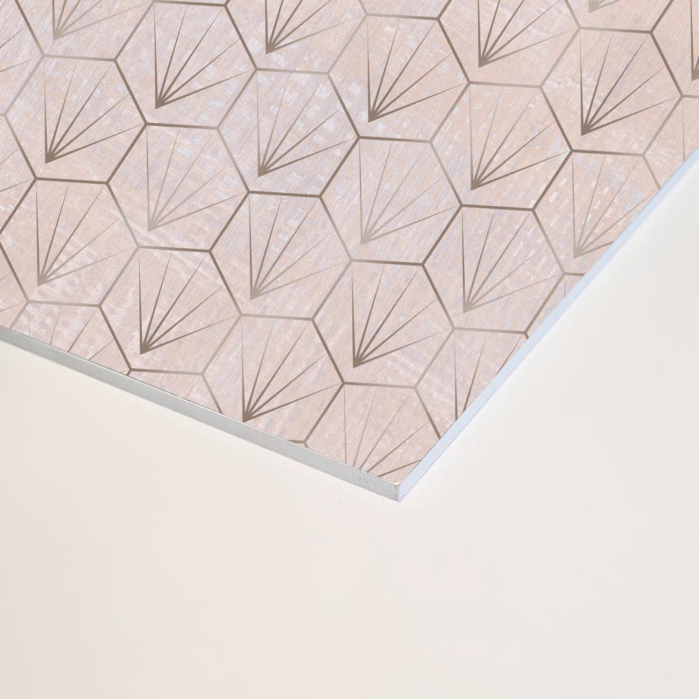 Wetwall Alloy Stella Rosa Shower Wall Panel 600mm Image 3