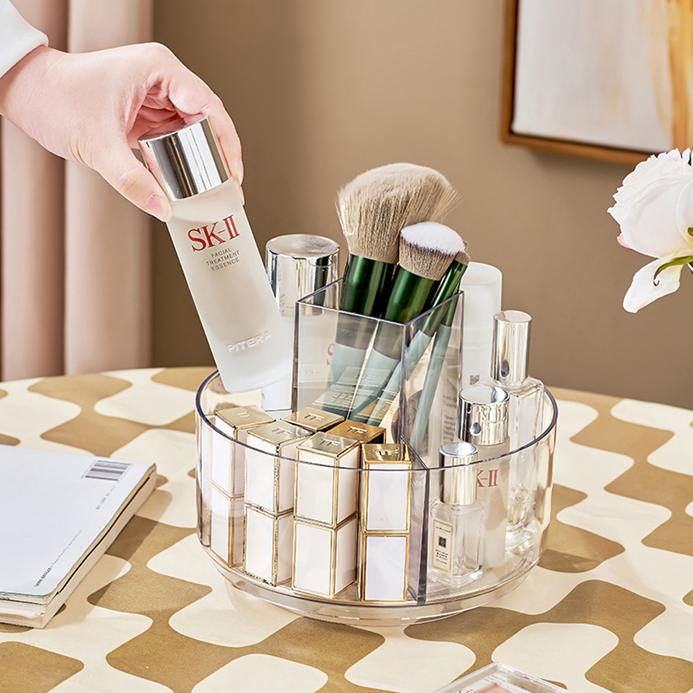 Living and Home Rotating Multipurpose Makeup Office and Bathroom Storage Organiser Image 7