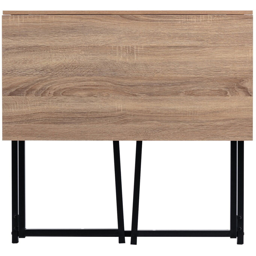 Boston Foldable Computer Desk Natural Image 4