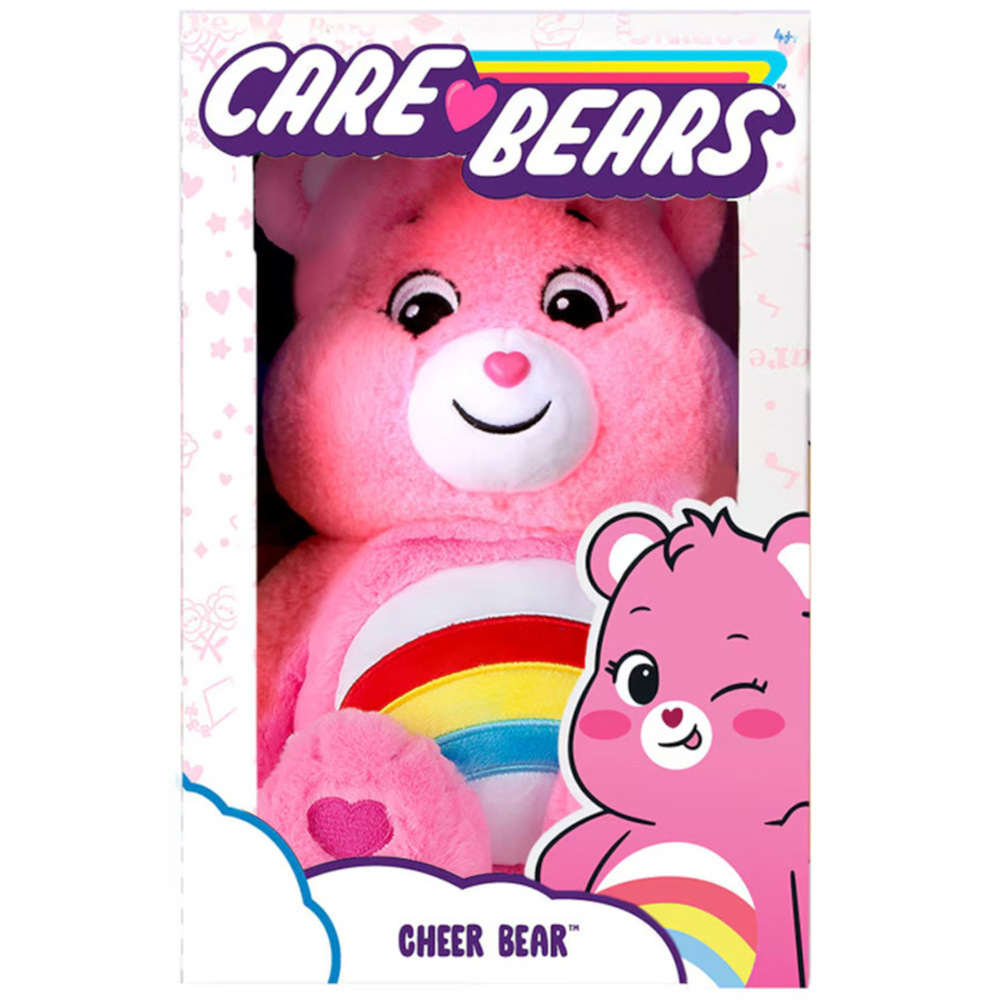 Basic Fun Care Bears Pink Medium Plush Cheer Bear Soft Toy 35cm Image 4