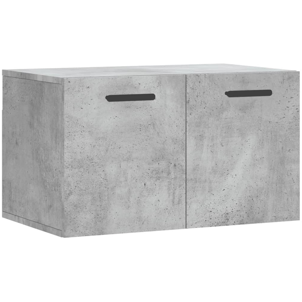 vidaXL 2 Door Concrete Grey Wall Cabinet Image 2